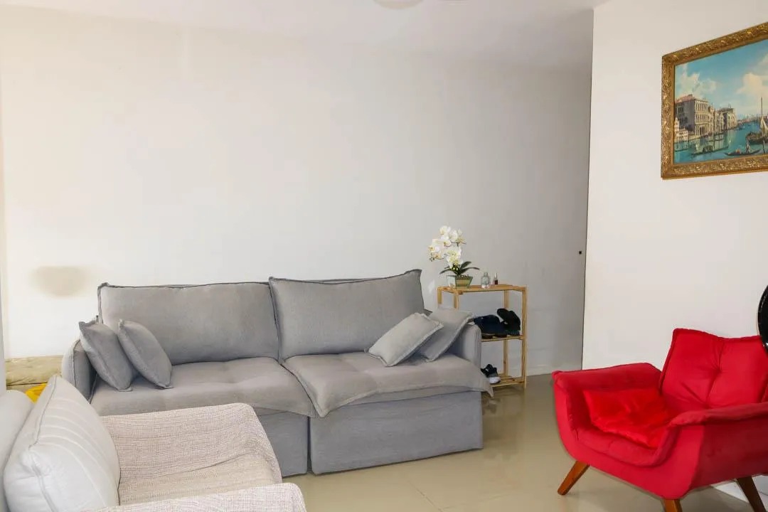 Sala do apartamento na Rua Ferreira de Andrade, Cachambi